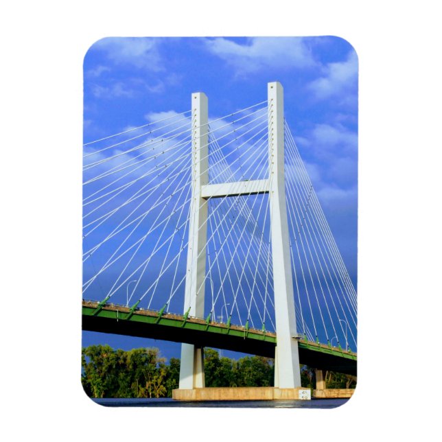 Burlington, Iowa Bridge nach IL Magnet (Vertikal)