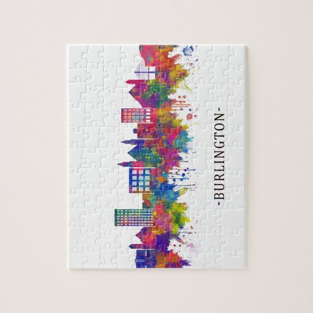 Burlington Iowa Skyline (Vertikal)