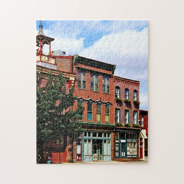 Burlington NJ - Straße im historischen Bezirk (Vertikal)