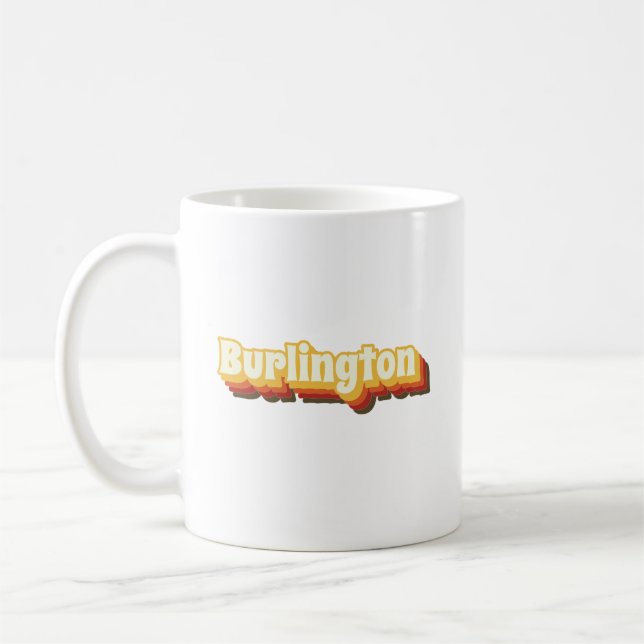 Burlington Retro Vintager Text Kaffeetasse (Links)