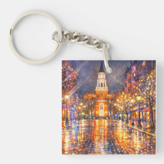 Burlington Vermont Church Street Porte-clés en acr