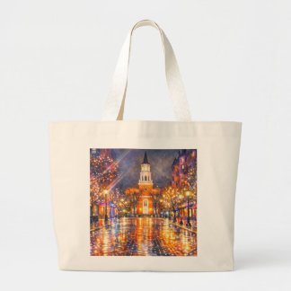 Burlington Vermont-Tasche Church Street & See Jumbo Stoffbeutel