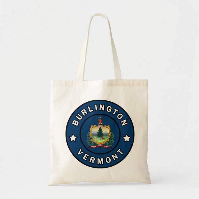 Burlington Vermont Tragetasche (Vorne)