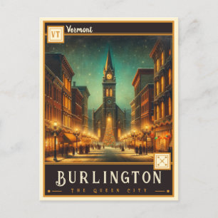 Burlington, Vermont Vintage Ansichtskarte Postkarte