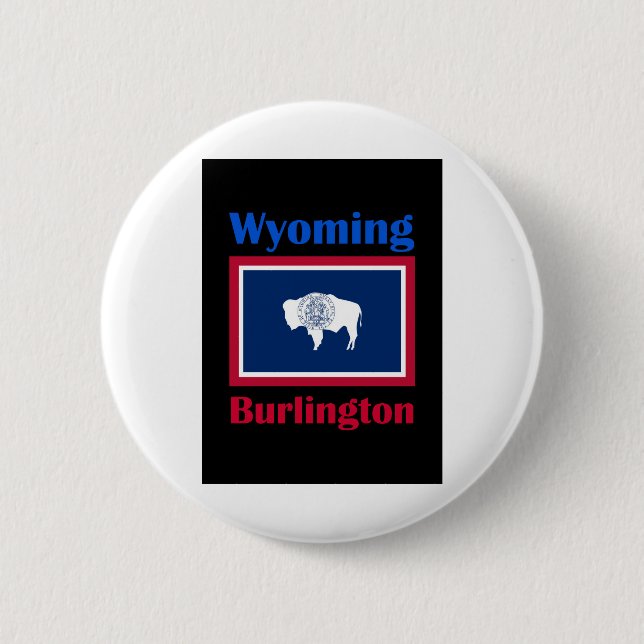 Burlington Wyoming Button (Vorderseite)