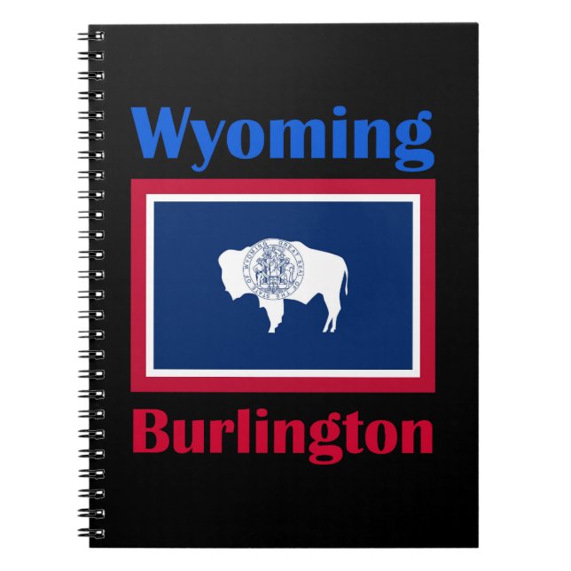 Burlington Wyoming Notizblock (Vorderseite)