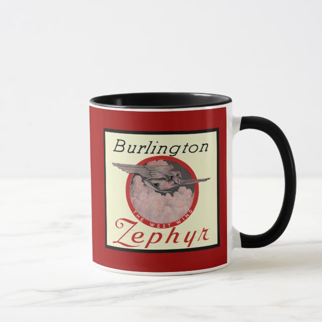 Burlington Zephyr Zug Tasse (Rechts)