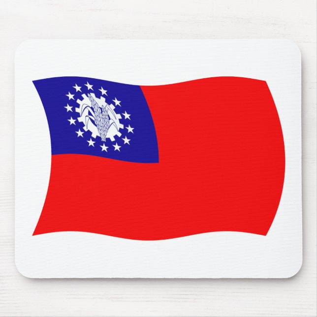 Burma Flag Mousepad (Vorne)