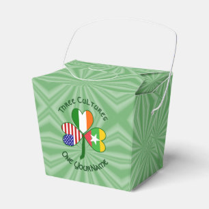 Burma Myanmar Iris USA Kleeblatt Flag Personalisie Geschenkschachtel