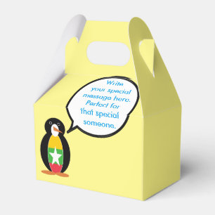 Burma Myanmar Sprechende Ms Penguin Personalisiert Geschenkschachtel