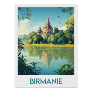Burma-Plakat Poster