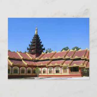 Burmese Buddhist Temple Phra Jow La Keng Postkarte
