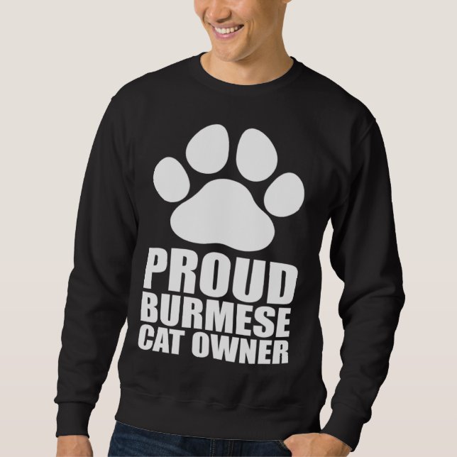 Burmese cat  Burmese  Burmese kitten  1 Sweatshirt (Vorderseite)