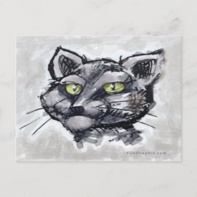 Burmese Cat Postkarte (Vorderseite)