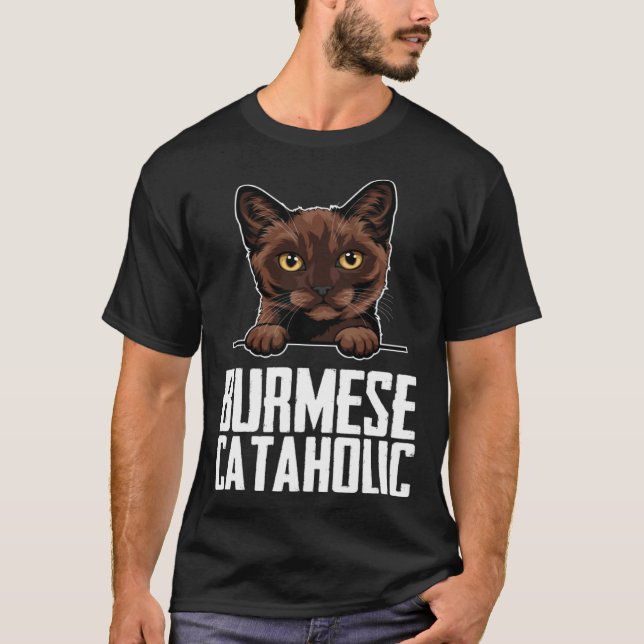 Burmese cataholic T-Shirt (Vorderseite)