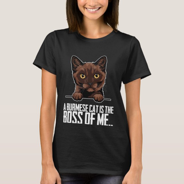 Burmese cats  Burmese  Burmese kitten T-Shirt (Vorderseite)