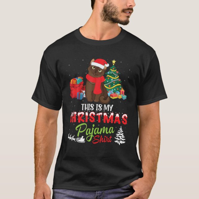 Burmese Kat-Weihnachten Kostüm hier ist mein Chris T-Shirt (Vorderseite)