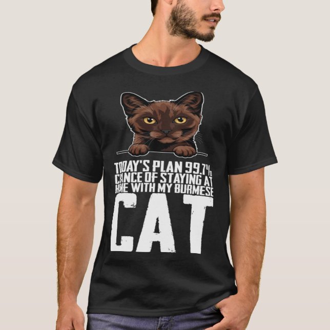 Burmese mother  Burmese kitten  Burmeses T-Shirt (Vorderseite)
