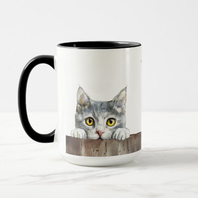 Burmilla Cat Tasse (Links)