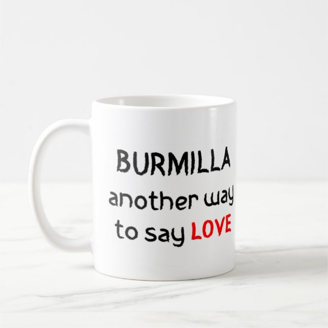 Burmilla Liebe Kaffee Tasse (Links)