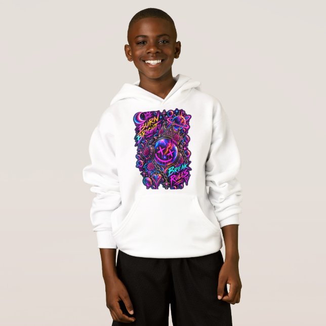 Burn Bright Break Rules - ARH Logo Hoodie (Vorne ganz)