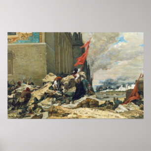 Burn der Tuilerien, 1871 Poster