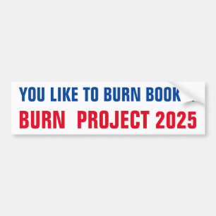 BURN-PROJEKT 2025 AUTOAUFKLEBER