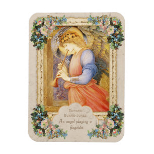 Burne-Jones Angel playing a flageolet CC0815 Magnet