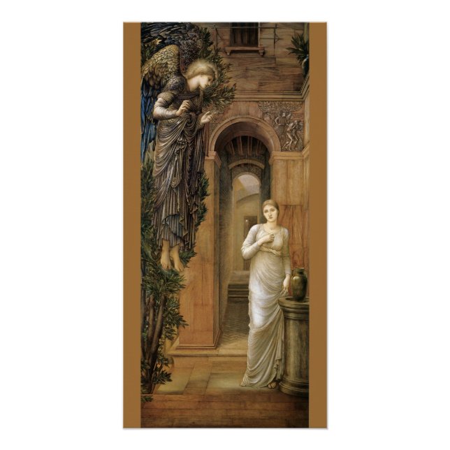 Burne-Jones Annunciation CC0434 Angel Poster (Vorderseite)