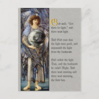 Burne-Jones Erster Tag der Kreation CC0468 Postcar