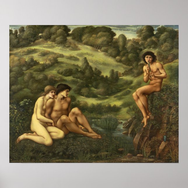 Burne-Jones - Garten Pan Poster (Vorne)