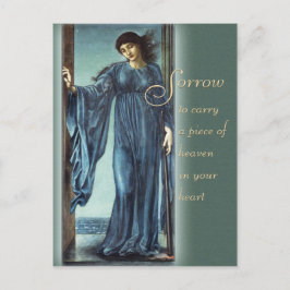 Burne-Jones Night CC0562 Comforting words Postcard Postkarte
