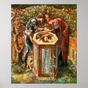 Burne-Jones - Unheilvolle Köpfe 1885 Poster
