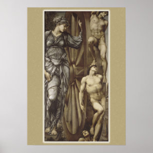 Burne-Jones Wheel of Fortune CC0183 Poster