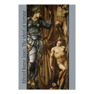 Burne-Jones Wheel of Fortune CC0427 Poster