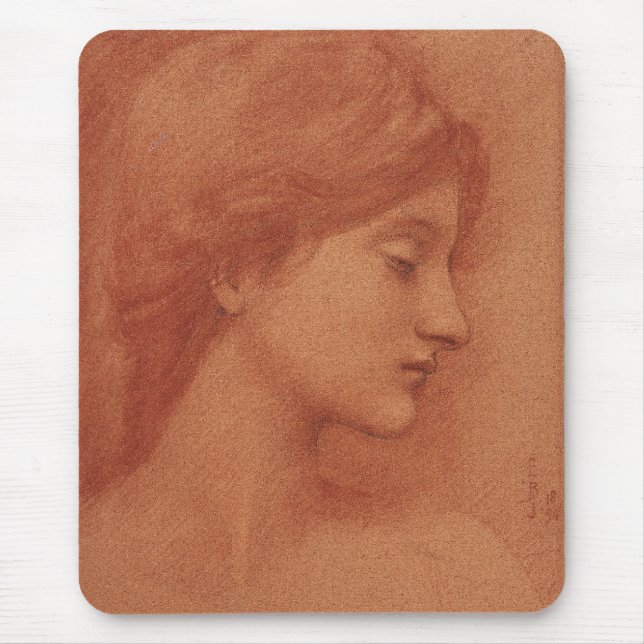 Burne-Jones Zeichnend CC0163 Mousepad (Vorne)