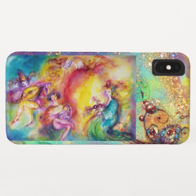 BURNEN DES CARNIVAL / Venezianische Maskentanz Case-Mate iPhone Hülle (Rückseite (Horizontal))