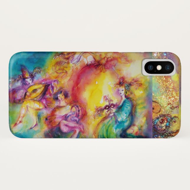 BURNEN DES CARNIVAL / Venezianische Maskentanz Case-Mate iPhone Hülle (Rückseite (Horizontal))