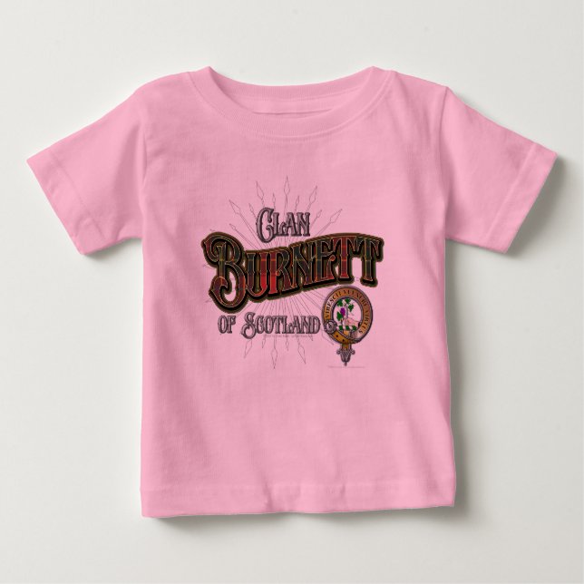 Burnett Clan Baby T-shirt (Vorderseite)