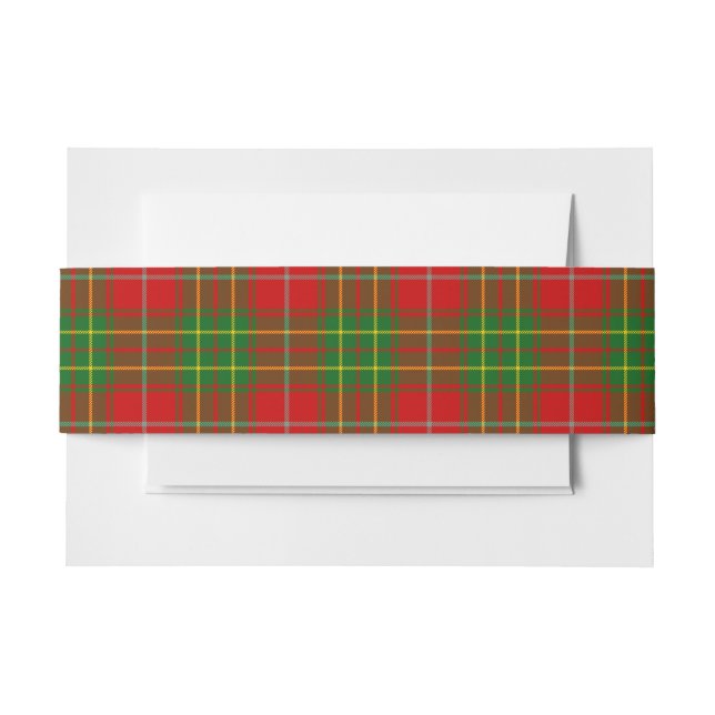 Burnett Scottish Tartan Bly Band (Vorderseite Beispiel)