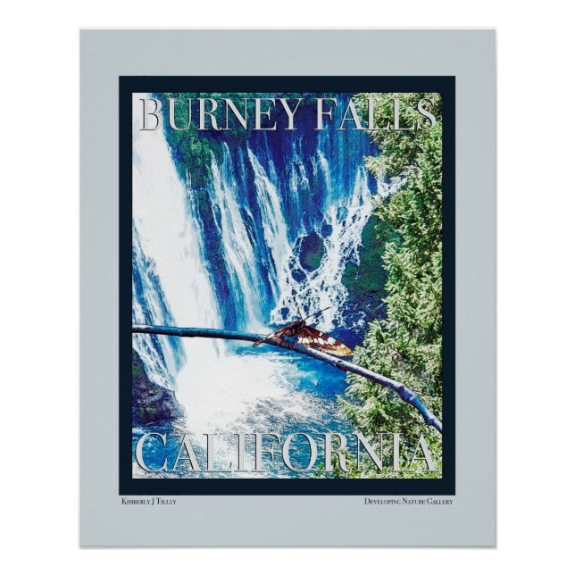 Burney Falls, CA Poster (Vorderseite)