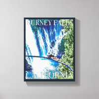 Burney Falls, CA Poster