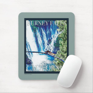 Burney Falls, CA Poster Mousepad