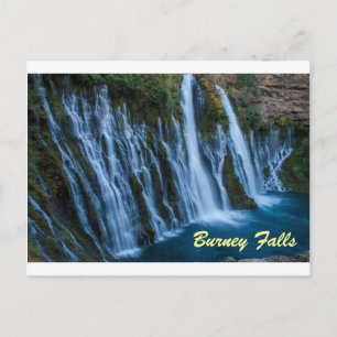Burney Falls Postcard Postkarte