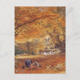 Burnham Beeches - Birket Foster Postkarte