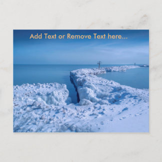 Burnham Harbour Pier Chicago Postcard Postkarte