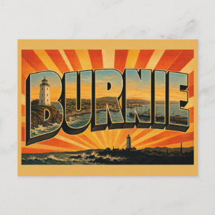 Burnie Tasmanien Australien Hafenstadt Kunst Postkarte