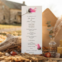 Burning Bloom Elegance Hochzeitsmenü