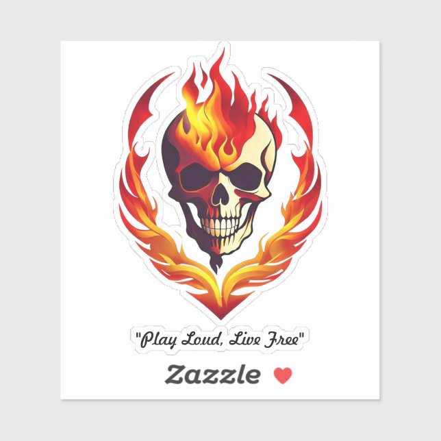 "Burning Desire Festival" Aufkleber (Blatt)