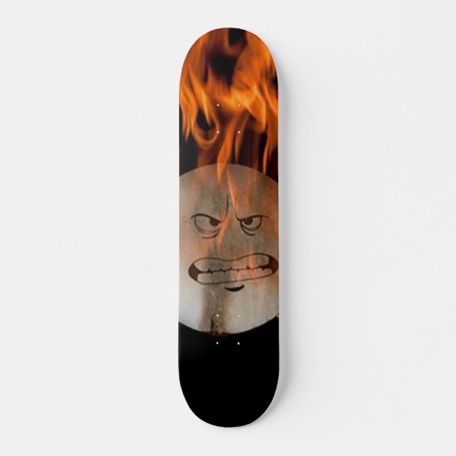 Burning Face Skateboard (Vorne)